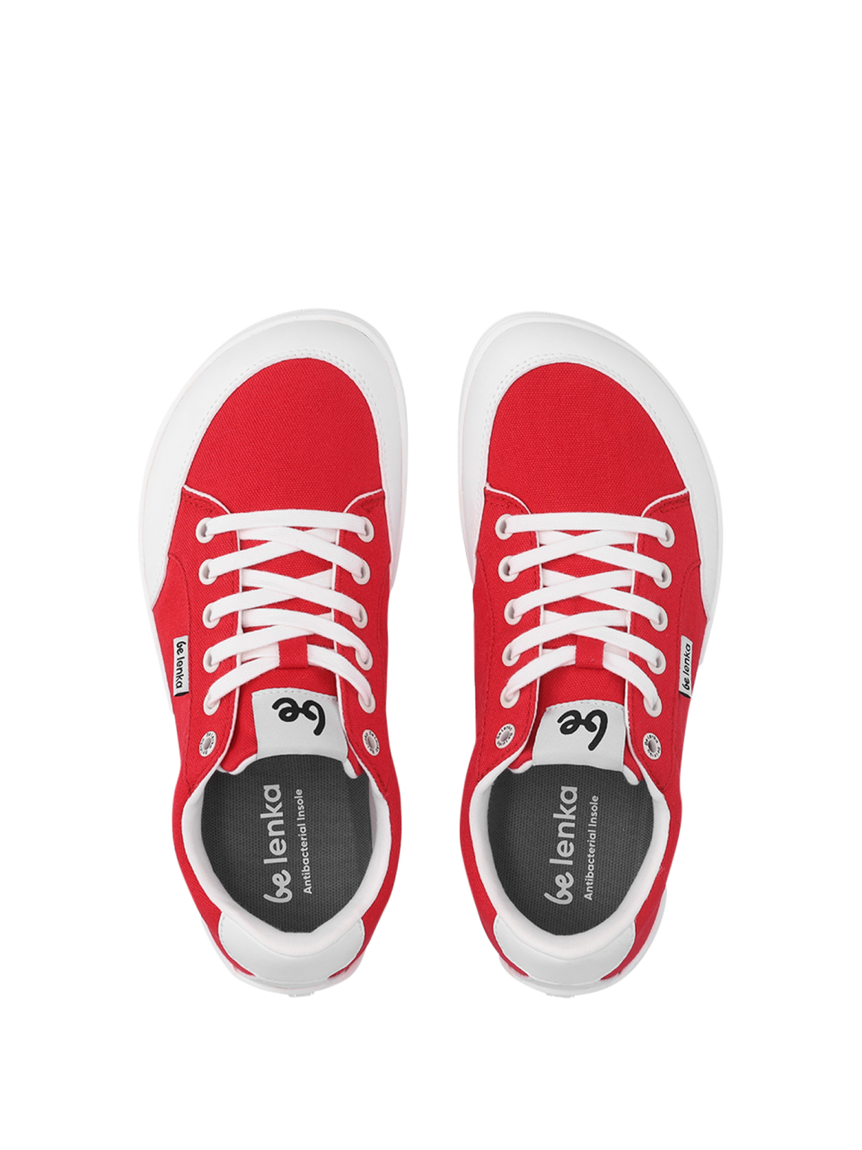 Trampki barefoot Be Lenka Rebound - Red & White