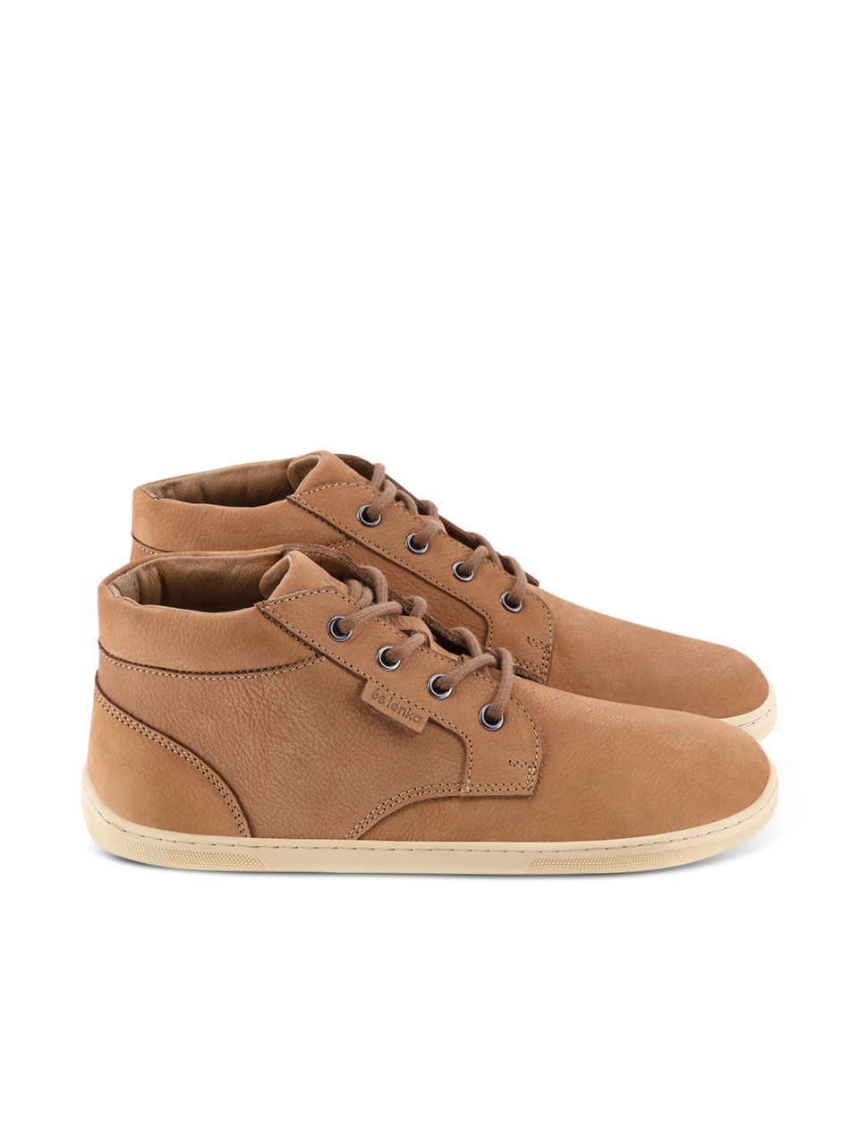 Barefoot chaussures Be Lenka Synergy - Cognac & Beige