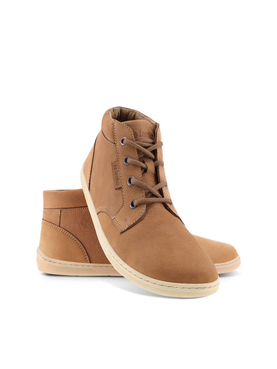 Barefoot buty Be Lenka Synergy - Cognac & Beige