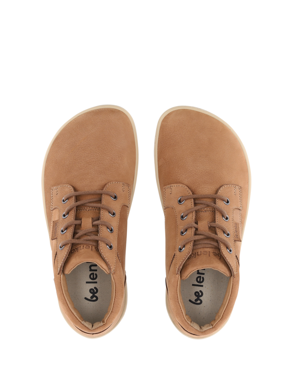 Zapatos barefoot Be Lenka Synergy - Cognac & Beige