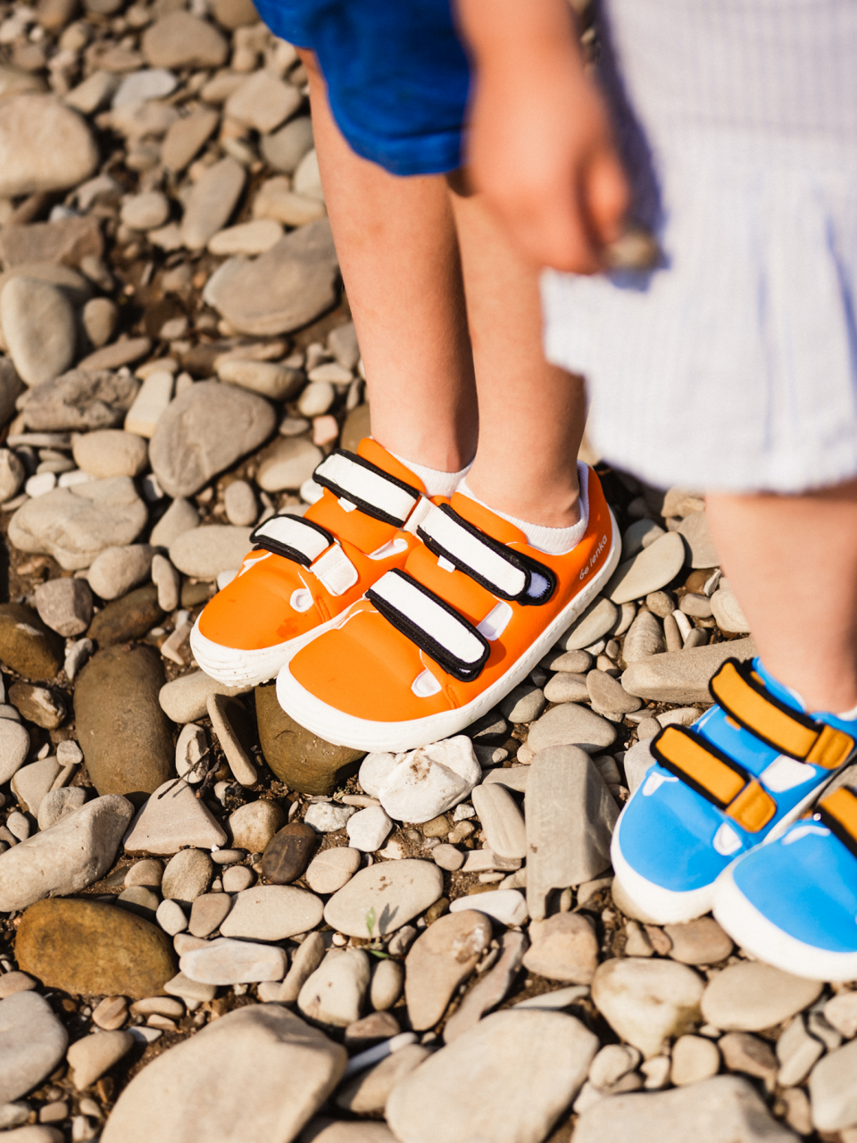 Kinder Barfuß Sneakers Be Lenka Seasiders - Orangy