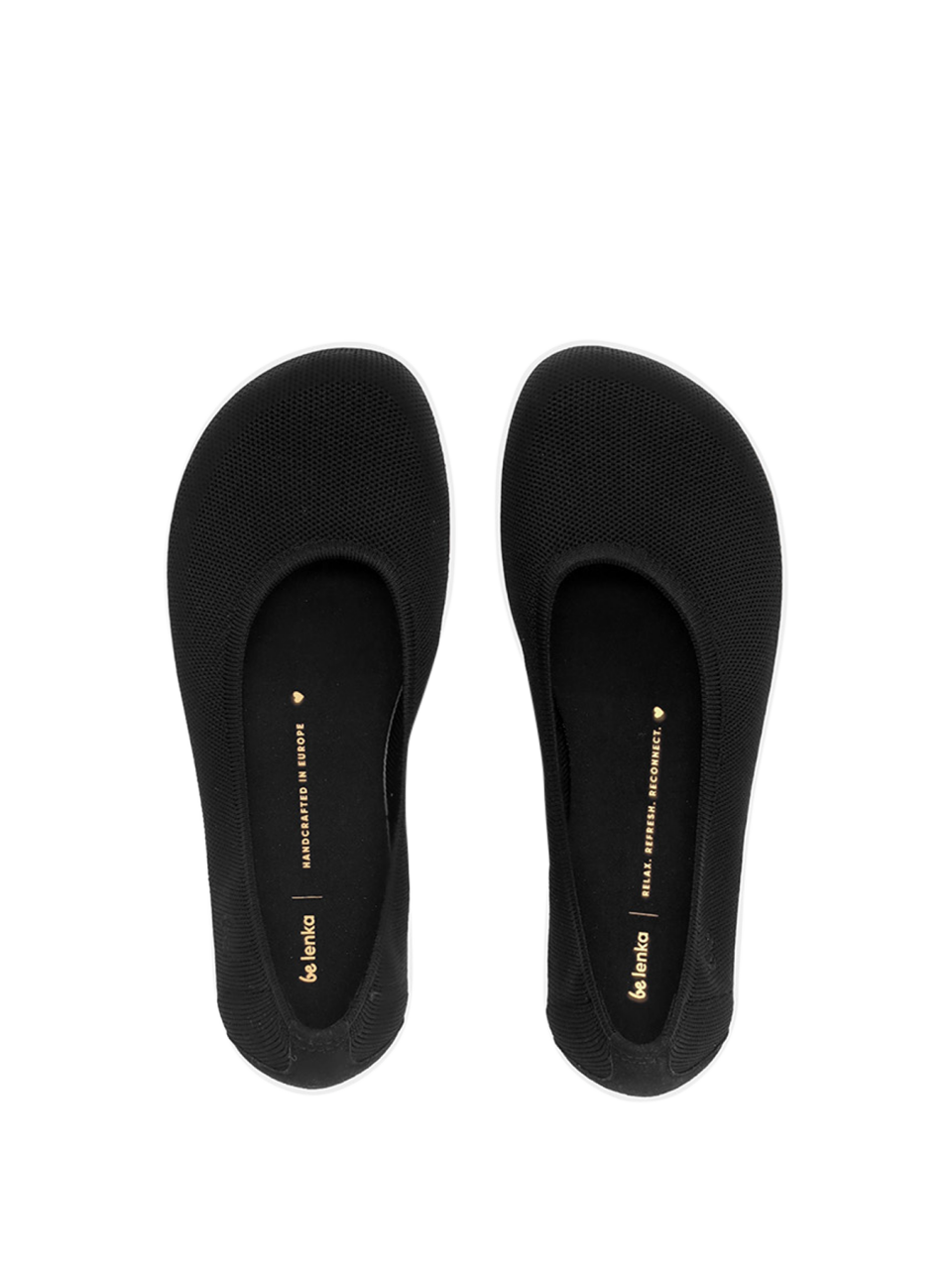 Barefoot balerynki Be Lenka Delight - Black