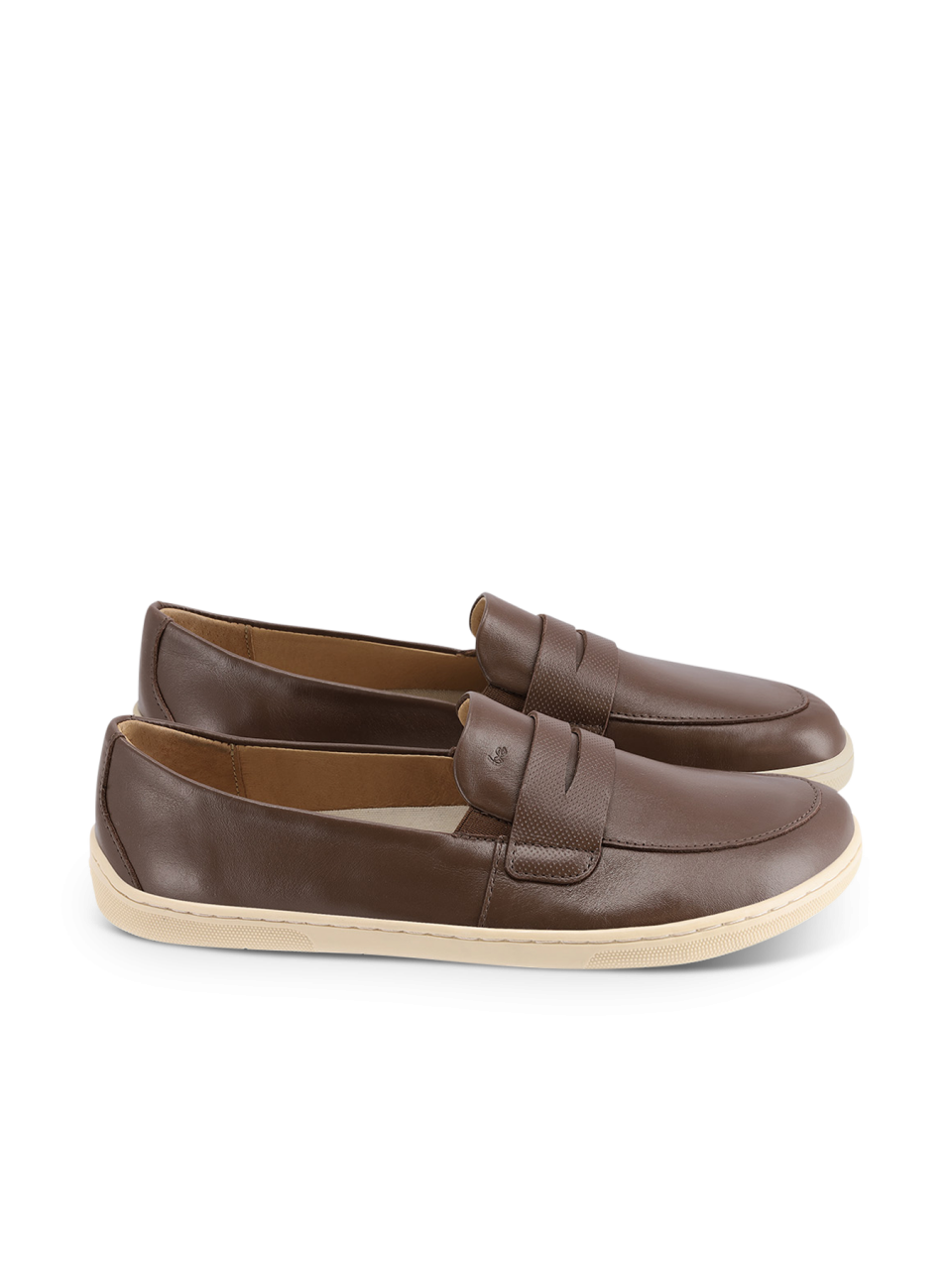 Barefoot mokasyny Be Lenka Buena - Dark Brown & Beige