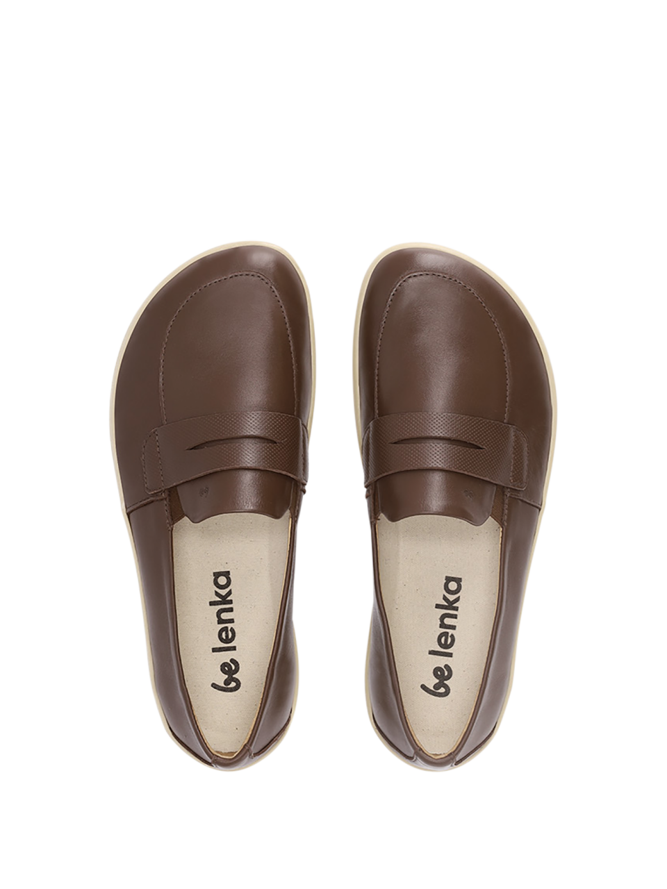 Barefoot Moccasins Be Lenka Buena - Dark Brown & Beige