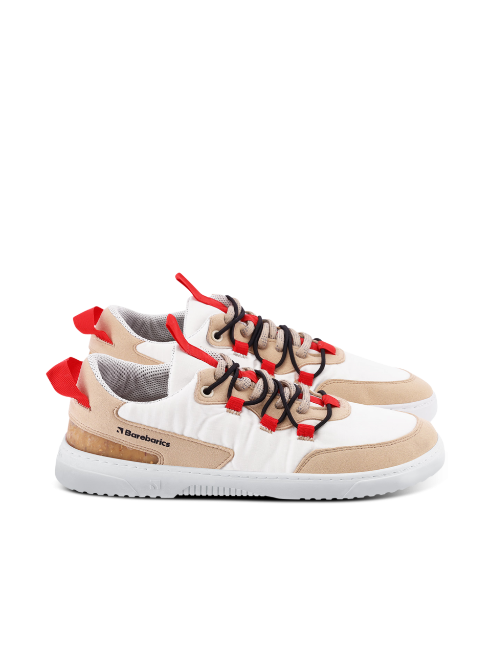 Sneakers Barefoot Barebarics - Revive - Beige & White