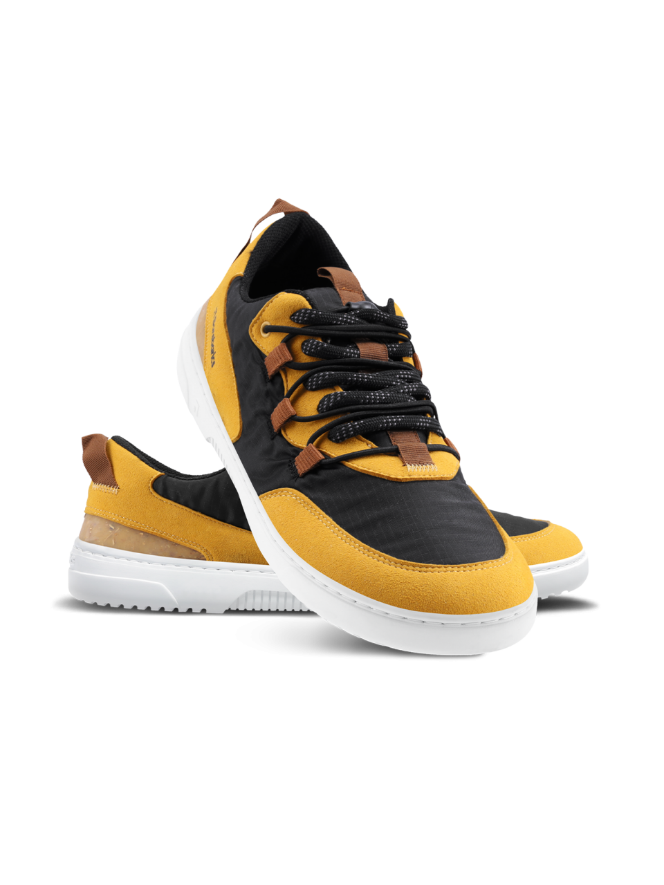 Sneakers Barefoot Barebarics - Revive - Golden Yellow & Black