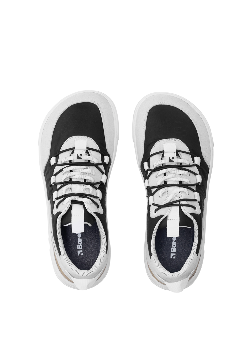 Barefoot Sneakers Barebarics Revive - Light Grey & Black