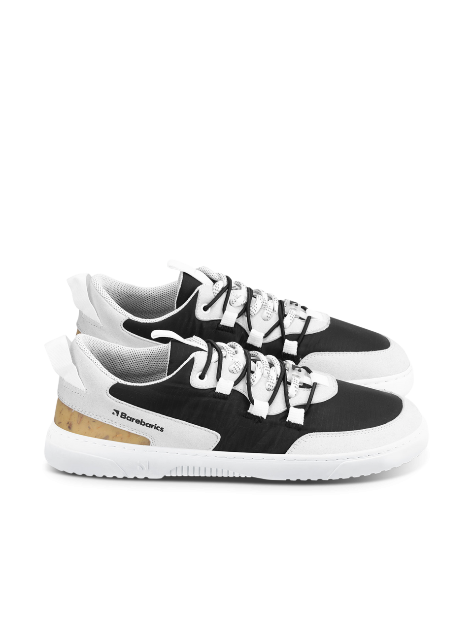 Sneakers Barefoot Barebarics Revive - Light Grey & Black