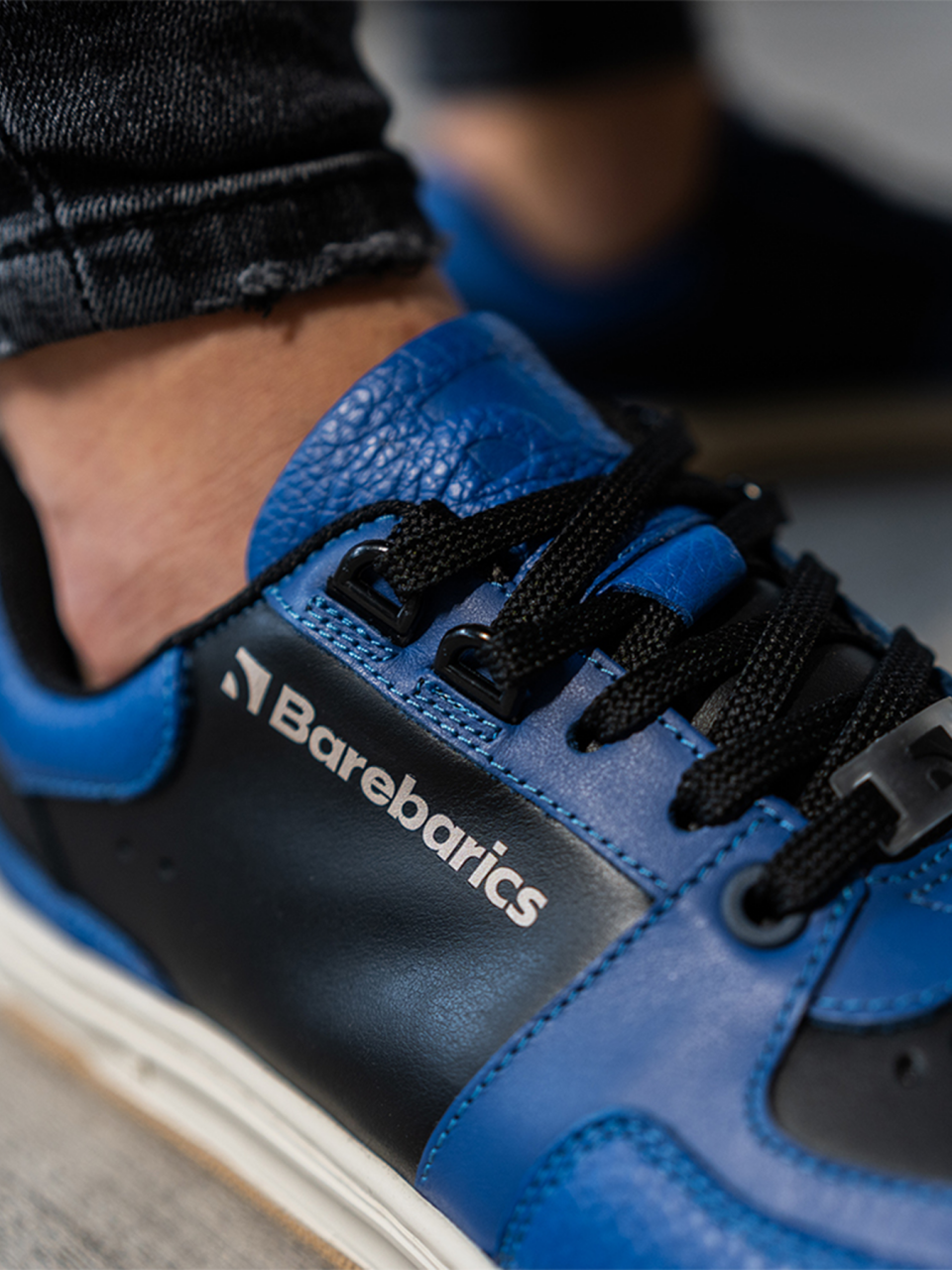 Barefoot Sneakers Barebarics Wave - Black & Blue