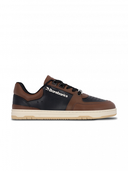 Barefoot Sneakers Barebarics Wave - Black & Dark Brown