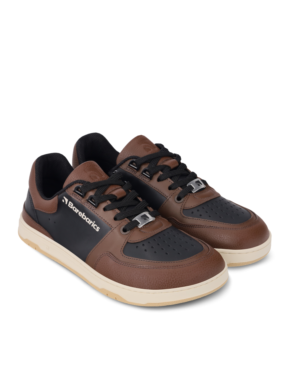 Barefoot Sneakers Barebarics Wave - Black & Dark Brown