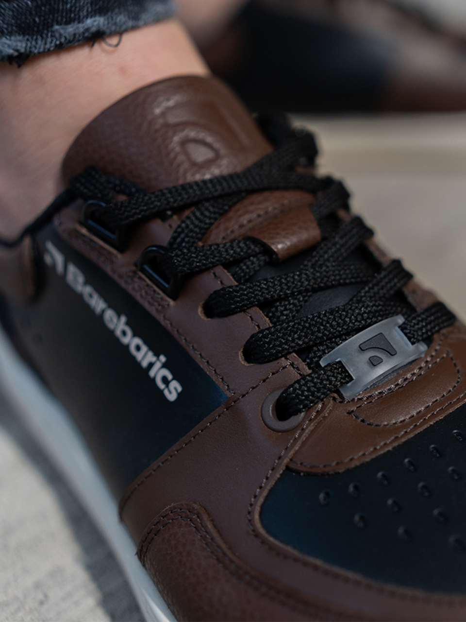 Barefoot tornacipő Barebarics Wave - Black & Dark Brown