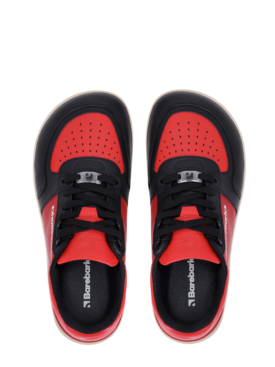 Barefoot Sneakers Barebarics Wave - Black & Red