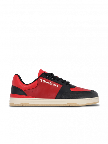 Barefoot tenisky Barebarics Wave - Black & Red