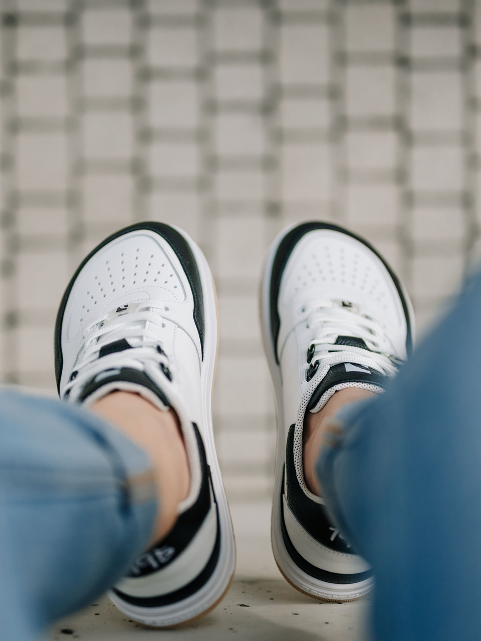 Barefoot Sneakers Barebarics Wave - White & Black