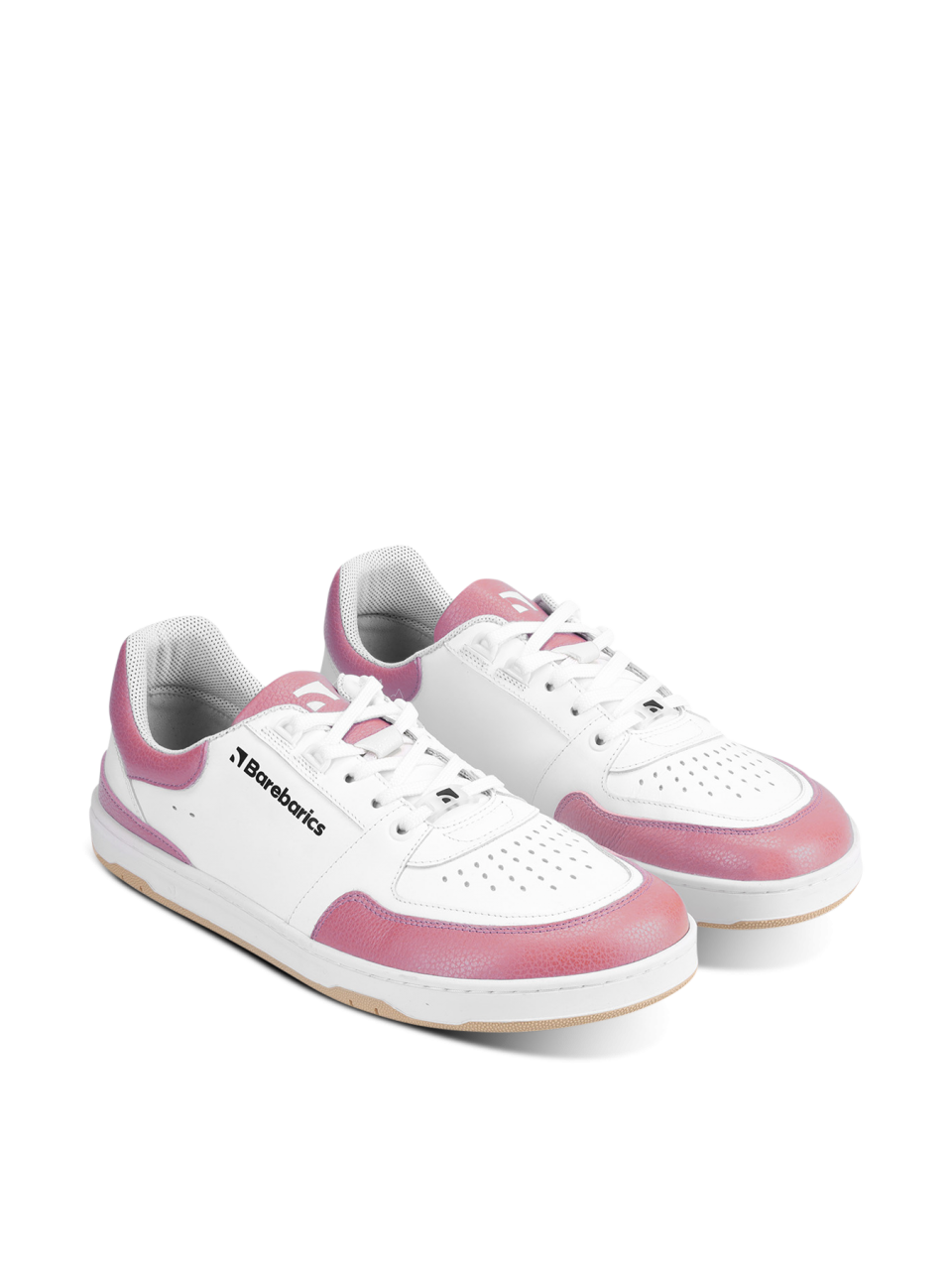 Barefoot tornacipő Barebarics Wave - White & BubbleGum Pink