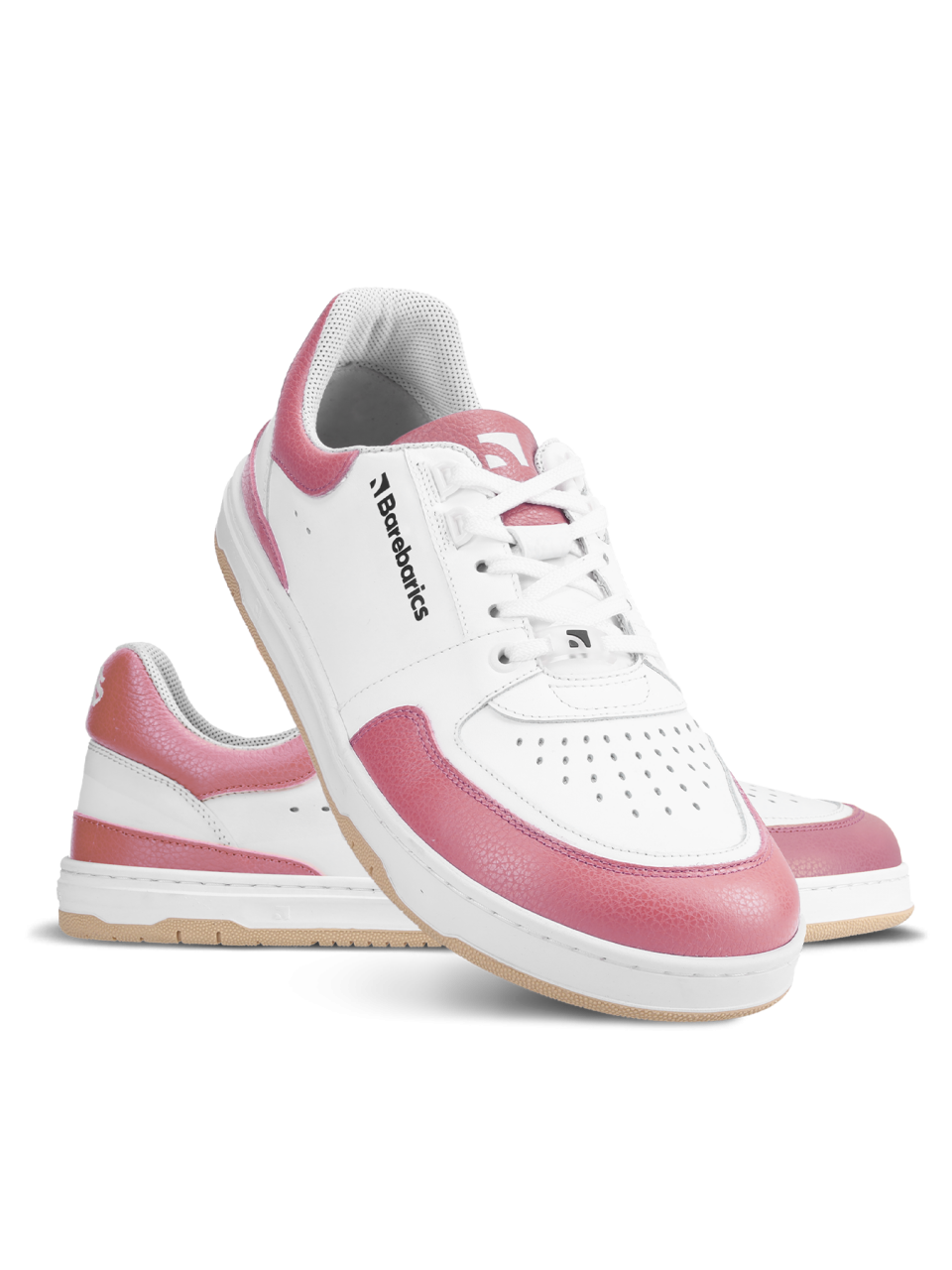 Barefoot tornacipő Barebarics Wave - White & BubbleGum Pink