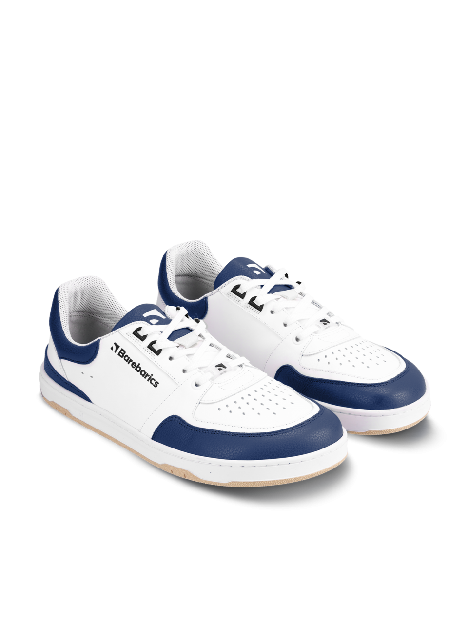 Barefoot Sneakers Barebarics Wave - White & Dark Blue