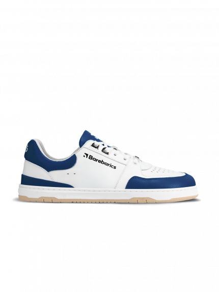 Barefoot Sneakers Barebarics Wave - White & Dark Blue