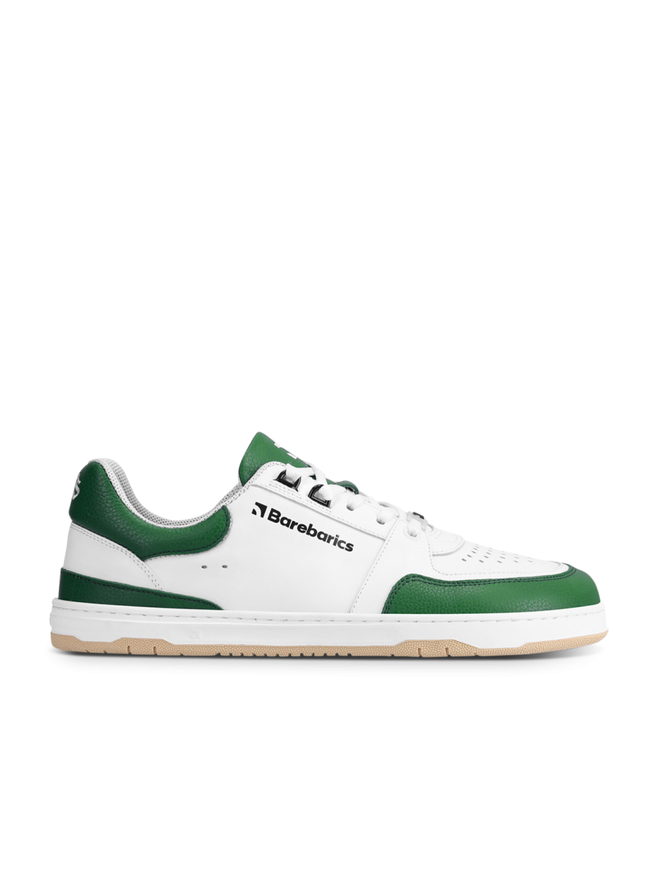 Barefoot Sneakers Barebarics Wave - White & Dark Green