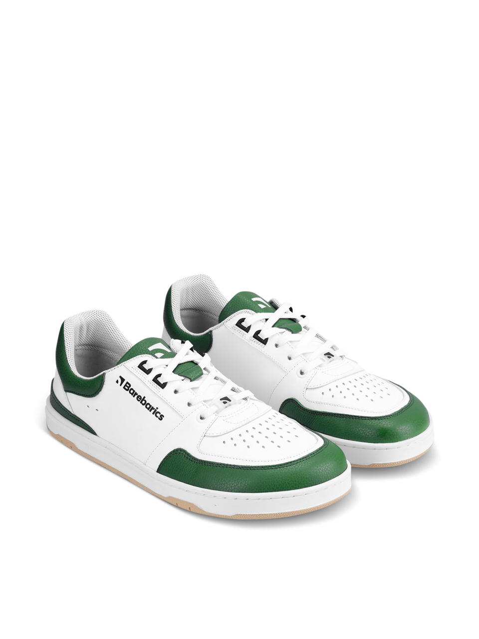 Barefoot cipő Barebarics Wave - White & Dark Green