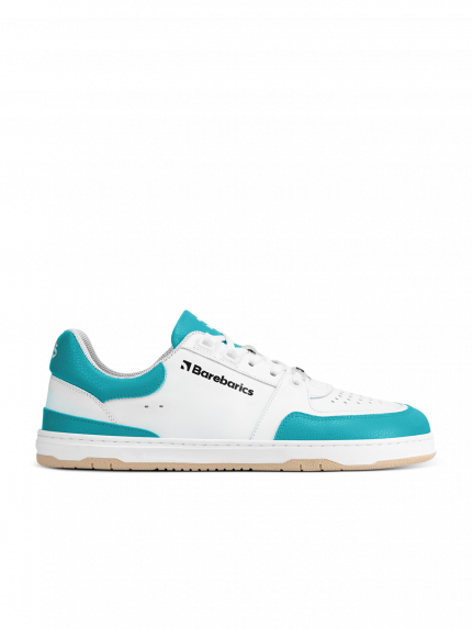 Barefoot tenisky Barebarics Wave - White & Dark Turquoise