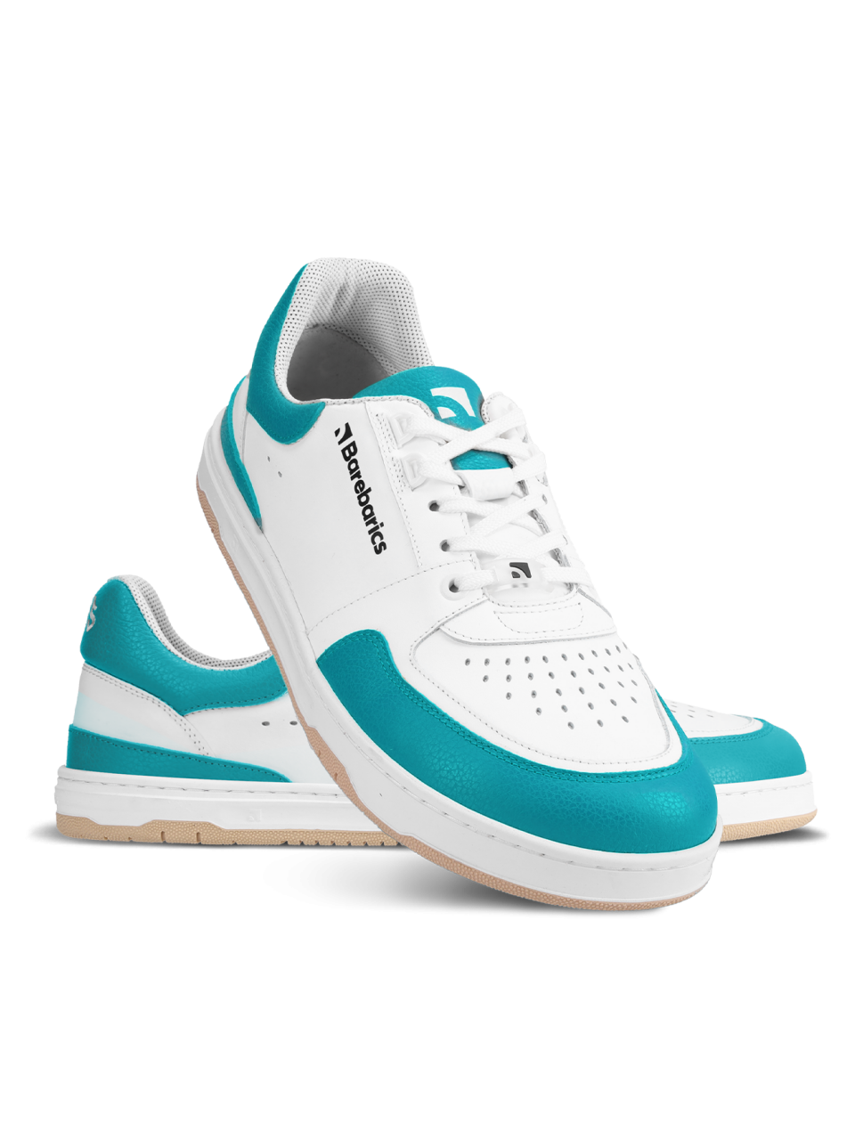 Barefoot tornacipő Barebarics Wave - White & Dark Turquoise