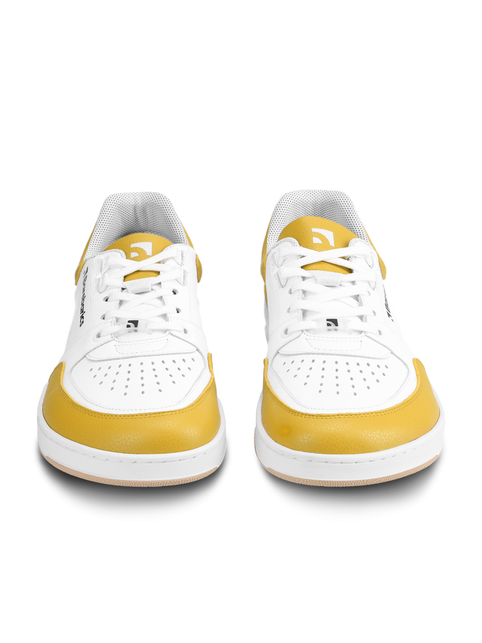 Barefoot Sneakers Barebarics Wave - White & Sunset Yellow