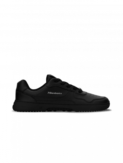 Barefoot Sneakers Barebarics Zing - All Black - Leather