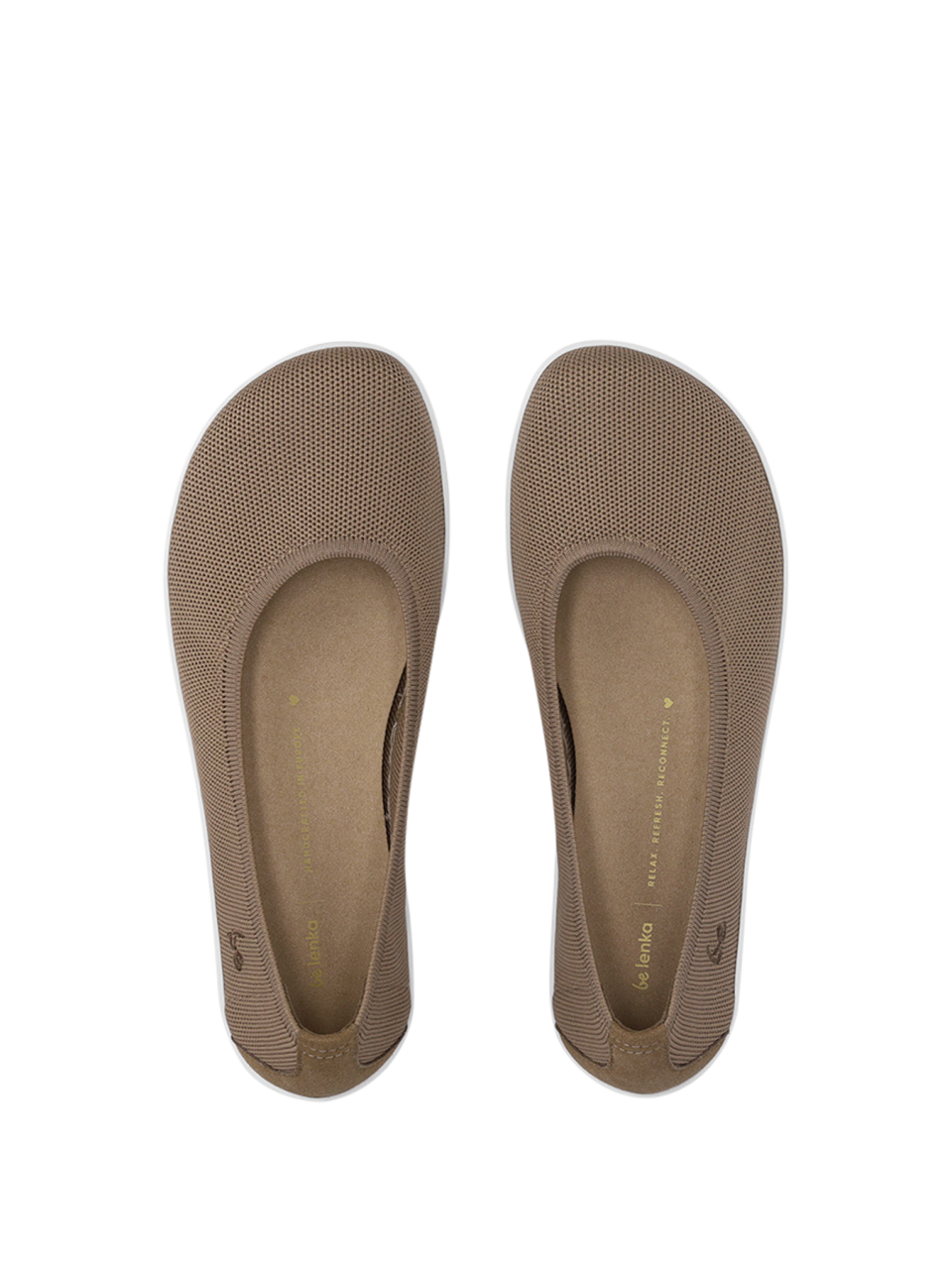 Barefoot balerynki Be Lenka Delight - Biscuit Brown