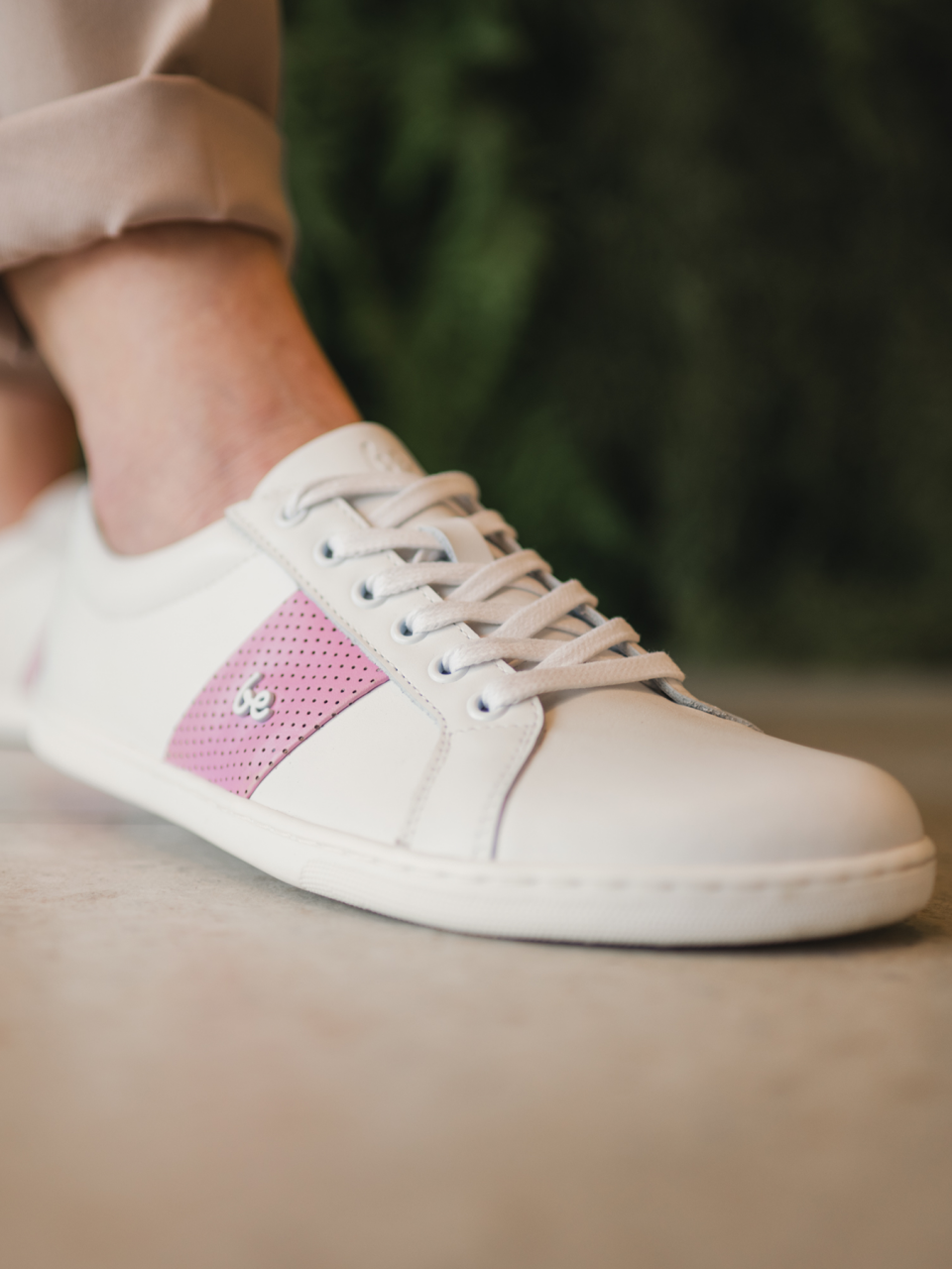 Barefoot Sneakers Be Lenka Elite - White & Pink