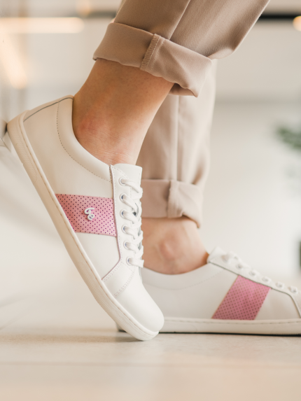 Barefoot Sneakers Be Lenka Elite - White & Pink