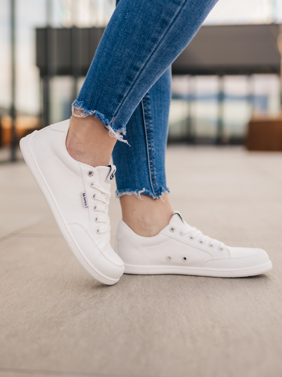 Barfuß Sneakers Be Lenka Rebound - All White