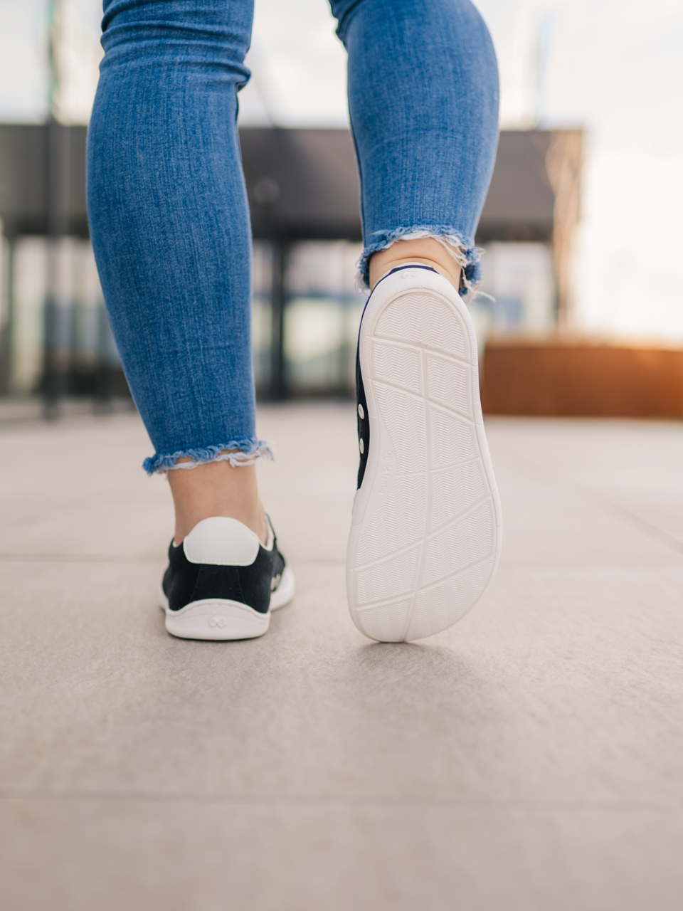 Barefoot Sneakers Be Lenka Rebound - Black & White