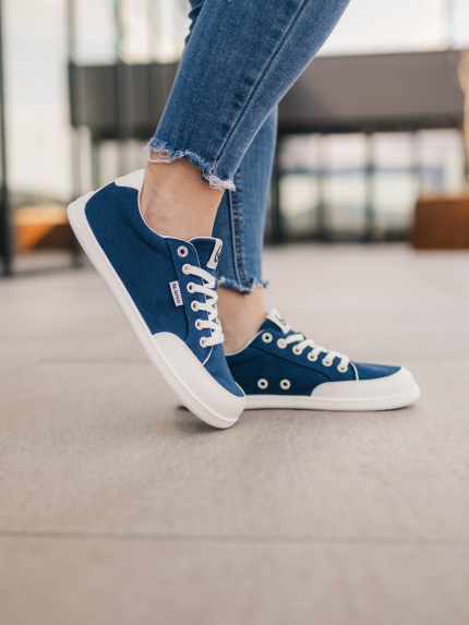 Barefoot Sneakers Be Lenka Rebound - Dark Blue & White