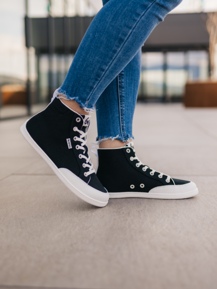 Trampki barefoot Be Lenka Rebound - High Top - Black & White