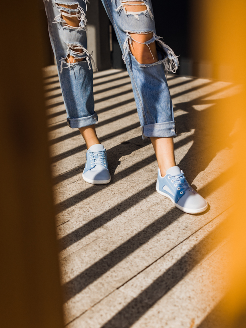 Barefoot zapatillas Be Lenka Whiz - Light Blue