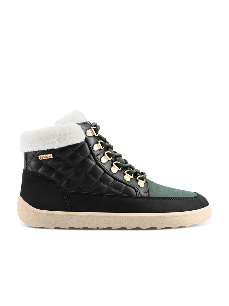 Zapatos Barefoot Be Lenka Olivia - Black & Dark Green