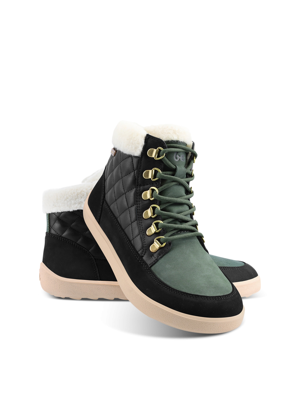 Barefoot Boots Be Lenka Olivia - Black & Dark Green