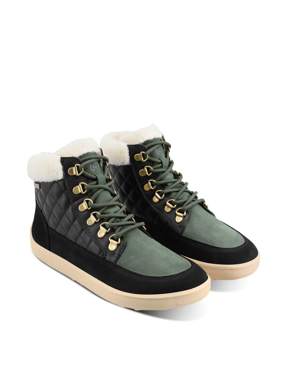 Barefoot chaussures Be Lenka Olivia - Black & Dark Green