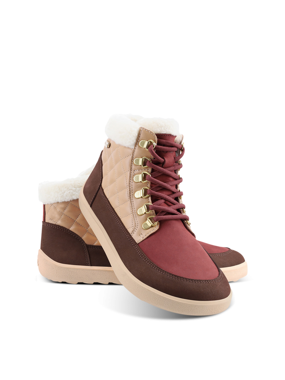 Barefoot Boots Be Lenka Olivia - Brown & Burgundy