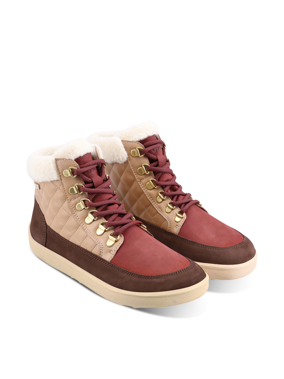 Barefoot Boots Be Lenka Olivia - Brown & Burgundy