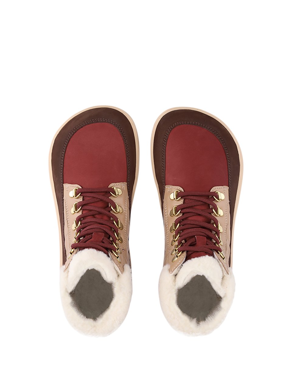 Barefoot cipők Be Lenka Olivia - Brown & Burgundy