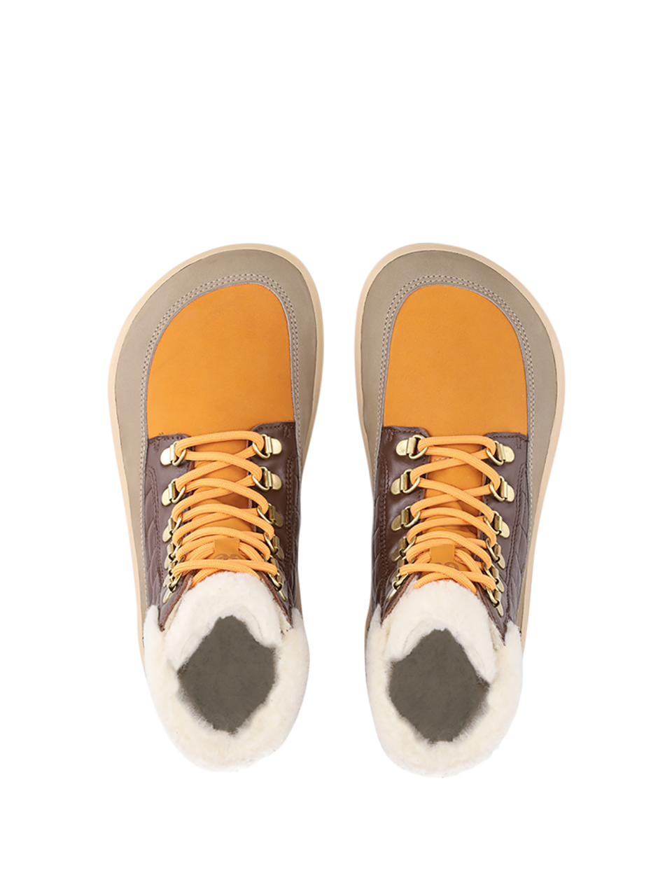 Barefoot chaussures Be Lenka Olivia - Taupe, Dark Brown & Orange