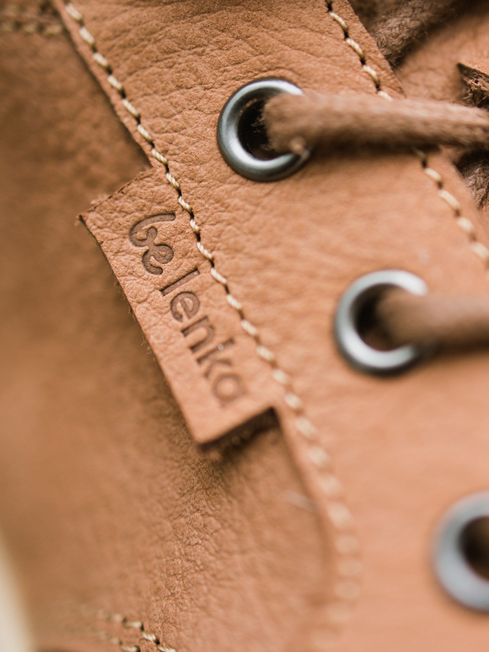 Barefoot chaussures Be Lenka Synergy - Cognac & Beige