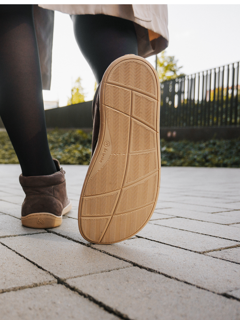 Barefoot Shoes - Be Lenka - Synergy - Fleece - Chocolate & Beige