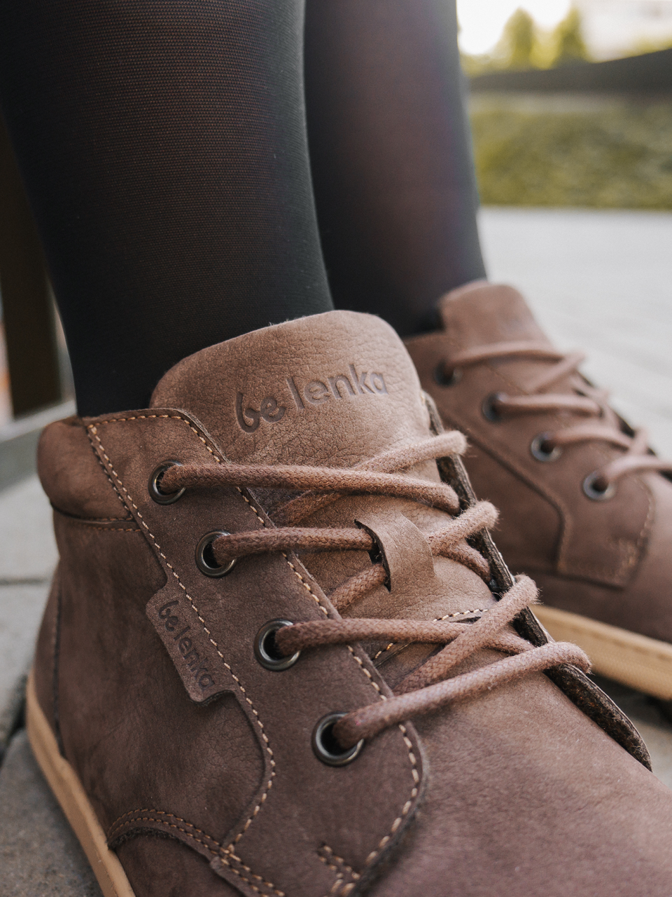 Barefoot Shoes - Be Lenka - Synergy - Fleece - Chocolate & Beige