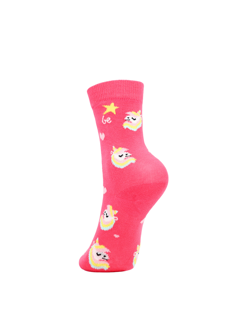 Barefoot calcetines de niños Be Lenka Kids - Crew - Unicorn - BubleGum Pink - 3 pack