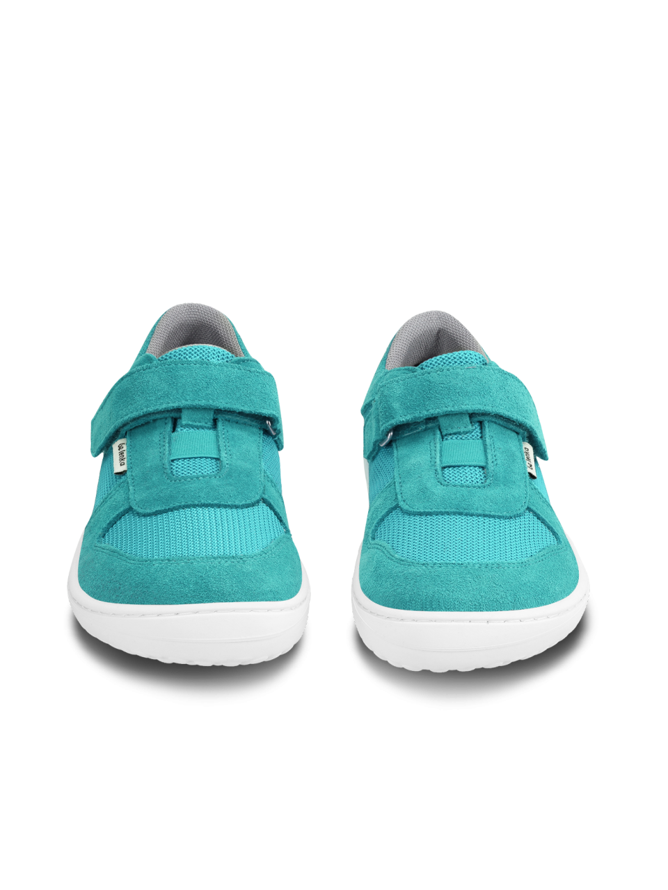 Be Lenka Kids barefoot sneakers Joy - Turquoise & White