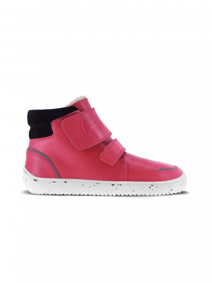 Dziecięce buty zimowe barefoot Be Lenka Panda 2.0 - Raspberry Pink